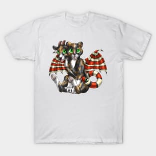 Chimera Cubs: Tortie-Tabby T-Shirt